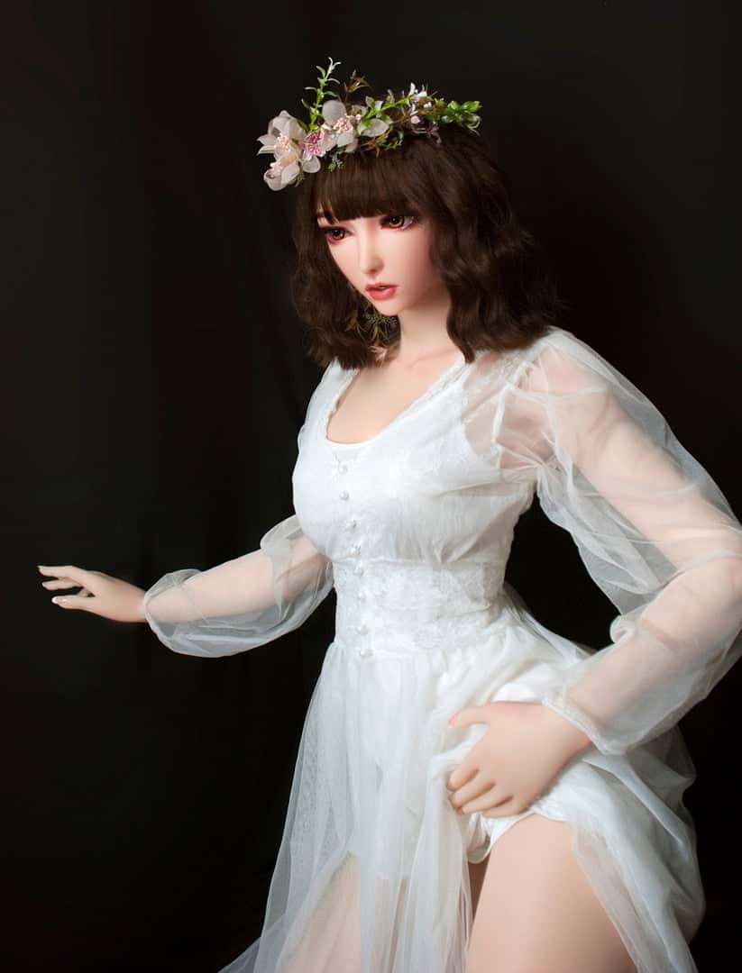 Test de la poupée sexuelle réaliste en silicone Elsababe Hanyu Ruri de 160 cm