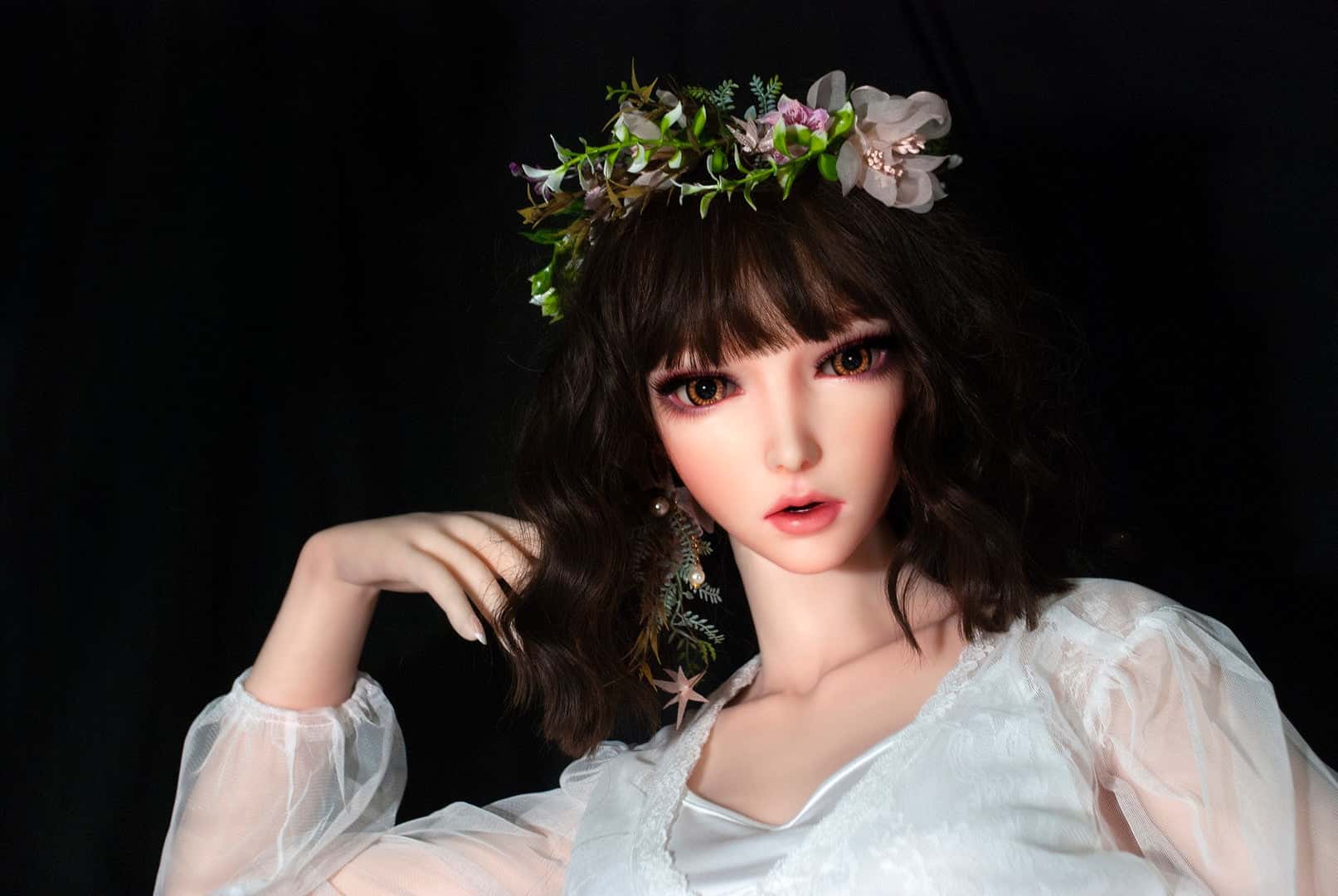 Test de la poupée sexuelle réaliste en silicone Hanyu Ruri de 150 cm - Elsababe Doll