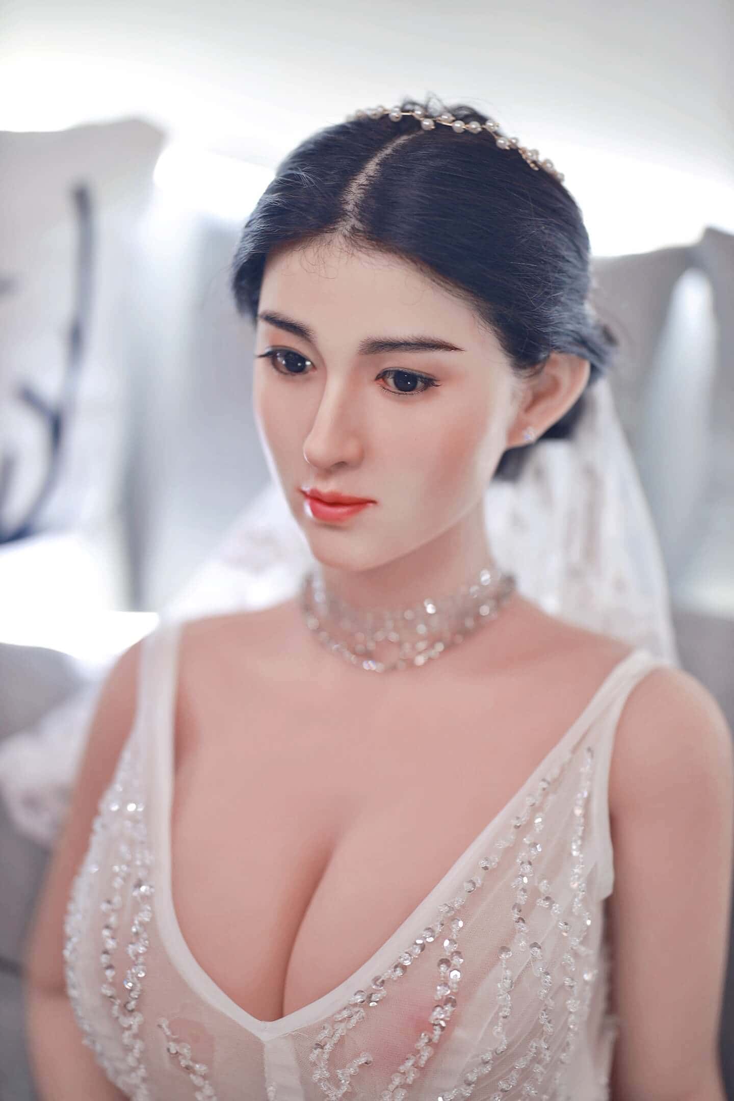 Test de la tête en silicone JYDoll Gia : découvrez le réalisme de la poupée sexuelle asiatique JYDoll