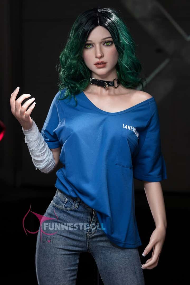 Test de la poupée sexuelle réaliste en silicone Alexa de Funwest Doll (157 cm, bonnet G) FSD001-#045S