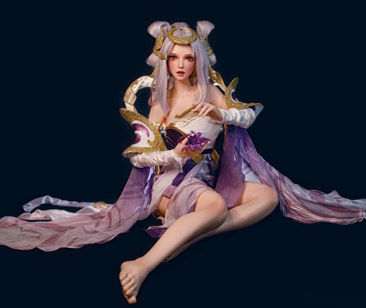 Test de la poupée sexuelle réaliste Elsababe Kurai Sakura 150 cm en silicone