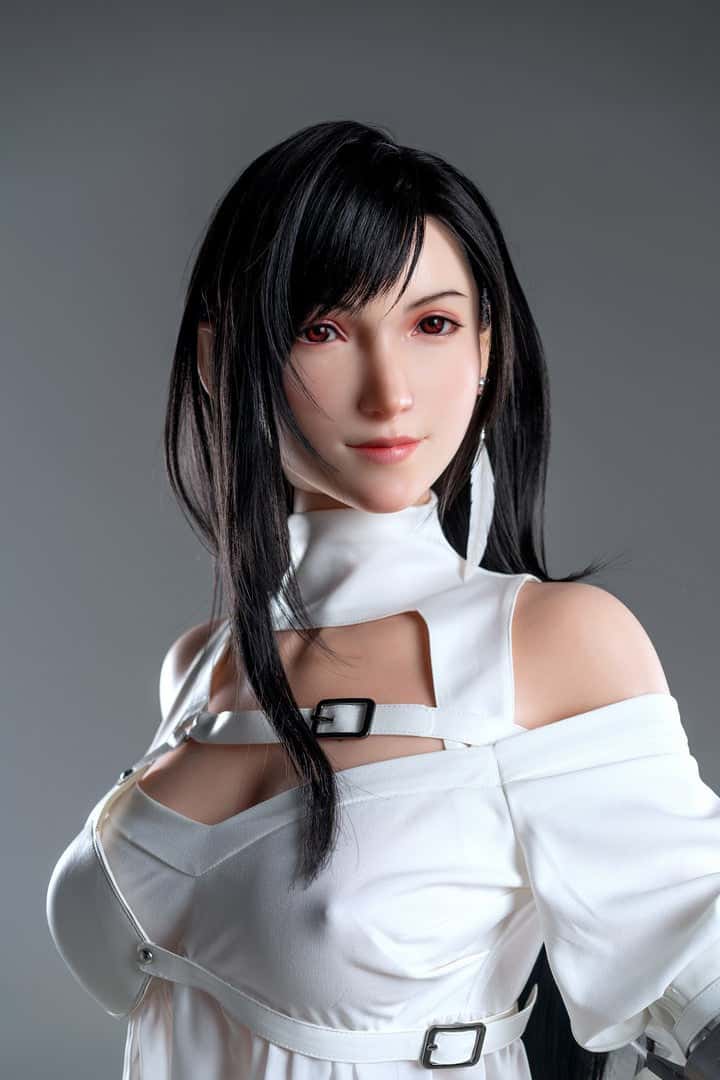 Test de la poupée sexuelle Tifa Smiley Face 171 cm, bonnet G, en silicone - Game Lady Doll
